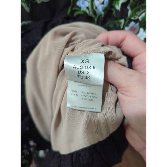 Bronx & Bonco Tiered Floral Embroidered Bridget Dress - Picture 7 of 9